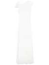 Rotate Birger Christensen Asymmetric Maxi Dress In White
