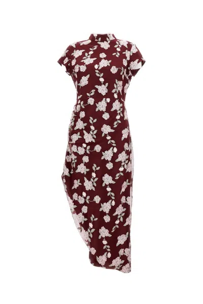 ROTATE BIRGER CHRISTENSEN ROTATE BIRGER CHRISTENSEN ASYMMETRIC MESH DRESS