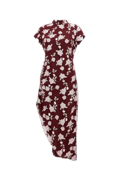 ROTATE BIRGER CHRISTENSEN ASYMMETRIC MESH DRESS
