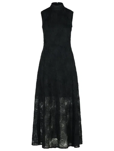 Rotate Birger Christensen Asyna' Black Polyester Dress In Green