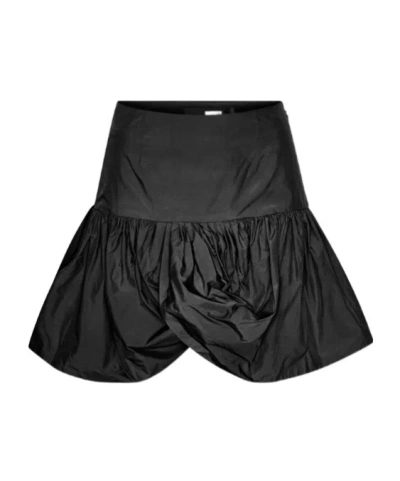 Rotate Birger Christensen Balloon Mini Skirt In Black