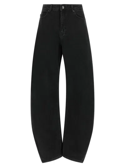 Rotate Birger Christensen Barrel Jeans In Black