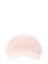 Rotate Birger Christensen Rotate Logo Embroidered Baseball Cap In Pink