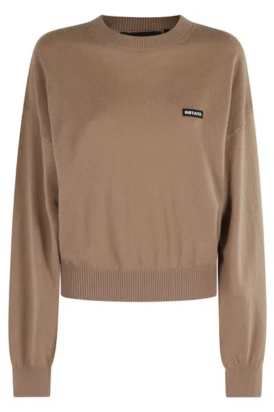 ROTATE BIRGER CHRISTENSEN BASIC CREWNECK SWEATER
