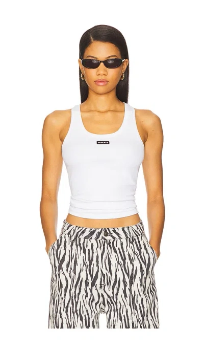 Rotate Birger Christensen Basic Tank Top In White