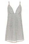 Rotate Birger Christensen 'beaded A-line Mini' Dress In White