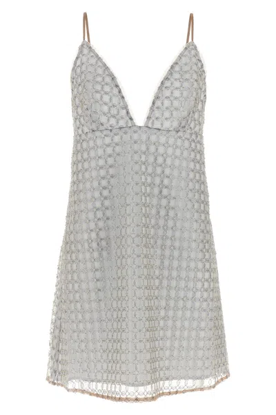 Rotate Birger Christensen 'beaded A-line Mini' Dress In White