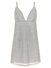 Rotate Birger Christensen 'beaded A-line Mini' Dress In White