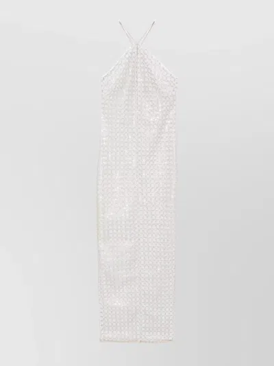 ROTATE BIRGER CHRISTENSEN BEADED EMBELLISHED MAXI DRESS