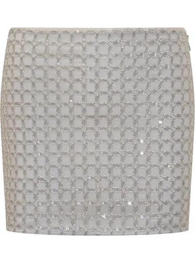 ROTATE BIRGER CHRISTENSEN ROTATE BIRGER CHRISTENSEN MINI BEADED SKIRT