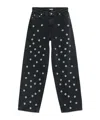 Rotate Birger Christensen High-rise Jeans In Black