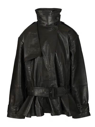 Rotate Birger Christensen Biker Jacket In Black