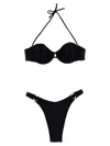 Rotate Birger Christensen Reina Olga Halter Neck Bikini Set
