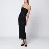Rotate Birger Christensen Rotate Birgerchristensen Sequins Midi Tube Dress In Black