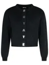 Rotate Birger Christensen Black Cotton Blend Cardigan