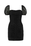 Rotate Birger Christensen Rotate Birgerchristensen Black Lace Mini Dress In Black