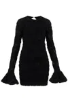 Rotate Birger Christensen Black Mini Dress In Black (black)