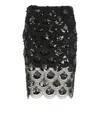 Rotate Birger Christensen Black Midi Skirt Made Of Polyester. In Black