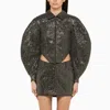 Rotate Birger Christensen Black Sequin Jacket In Black