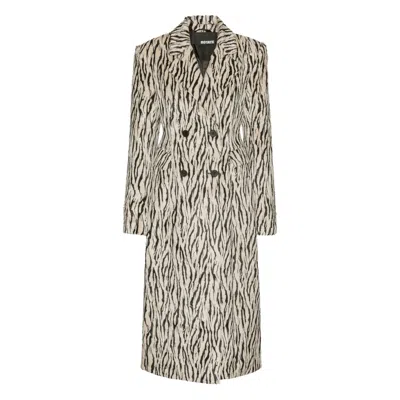 ROTATE BIRGER CHRISTENSEN BLACK  WHITE COATS