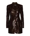 Rotate Birger Christensen Blazer Mini Dress In Black