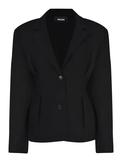Rotate Birger Christensen Blazer Made Of Polyester In Black