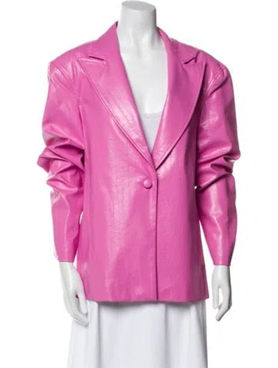 Pre-owned Rotate Birger Christensen Blazer In Pink