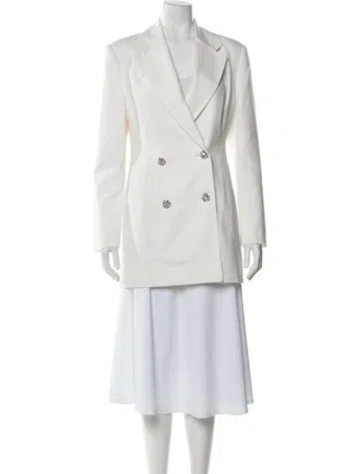 Pre-owned Rotate Birger Christensen Blazer In White