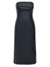 Rotate Birger Christensen Women Blue Midi Braided Dress, M Luxury Dresses For Women Darveys In Black