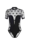 Rotate Birger Christensen Bodysuit Rotate In Nero