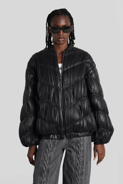 Rotate Birger Christensen Bomber Jacket In Black