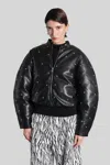 Rotate Birger Christensen Bomber Jacket In Black Polyester In Black