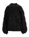 Rotate Birger Christensen Bomber Plissettato Nero