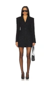 Rotate Birger Christensen Boucle Blazer Dress In 블랙