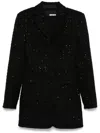 Rotate Birger Christensen Boucle Blazer Dress In Schwarz