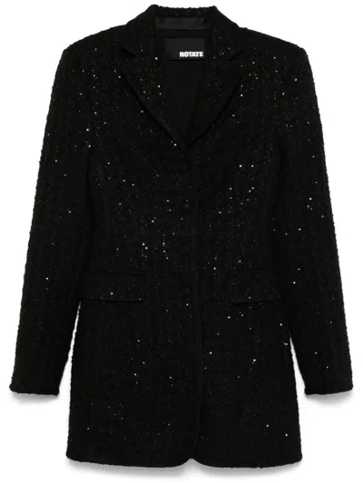 Rotate Birger Christensen Boucle Blazer Dress In Black
