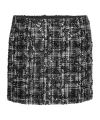 Rotate Birger Christensen Bouclé Mini Skirt In Black