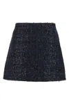 Rotate Birger Christensen Sequin-embellished Mini Skirt In Blue