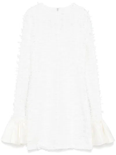 Rotate Birger Christensen Bow Mini Dress In White