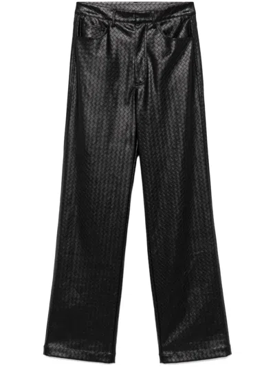 Rotate Birger Christensen 5 Pocket Trousers In Black