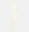 Rotate Birger Christensen Bridal Floral-appliqué Maxi Dress In White