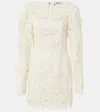 Rotate Birger Christensen Bridal Floral-appliqué Minidress In White