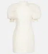 Rotate Birger Christensen Lace Plissé Mini Dress In White