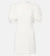 Rotate Birger Christensen Bridal Sequined Puff-sleeve Minidress In White