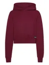 Rotate Birger Christensen Rotate Burgundy Cotton Sweatshirt Women In Burgundy