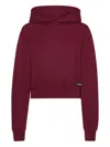 Rotate Birger Christensen Rotate Burgundy Cotton Sweatshirt Women In Burgundy