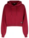 Rotate Birger Christensen Rotate Burgundy Cotton Sweatshirt In Burgundy