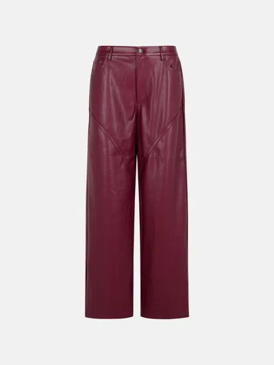 Rotate Birger Christensen Burgundy Polyester Pants
