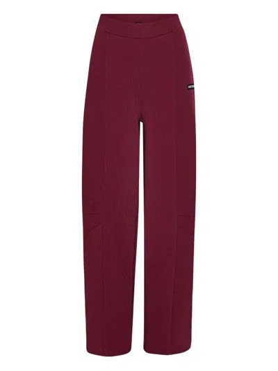 ROTATE BIRGER CHRISTENSEN ROTATE BIRGER CHRISTENSEN BURGUNDY TRACKSUIT BOTTOMS