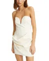 Rotate Birger Christensen Bustier Mini Dress In White